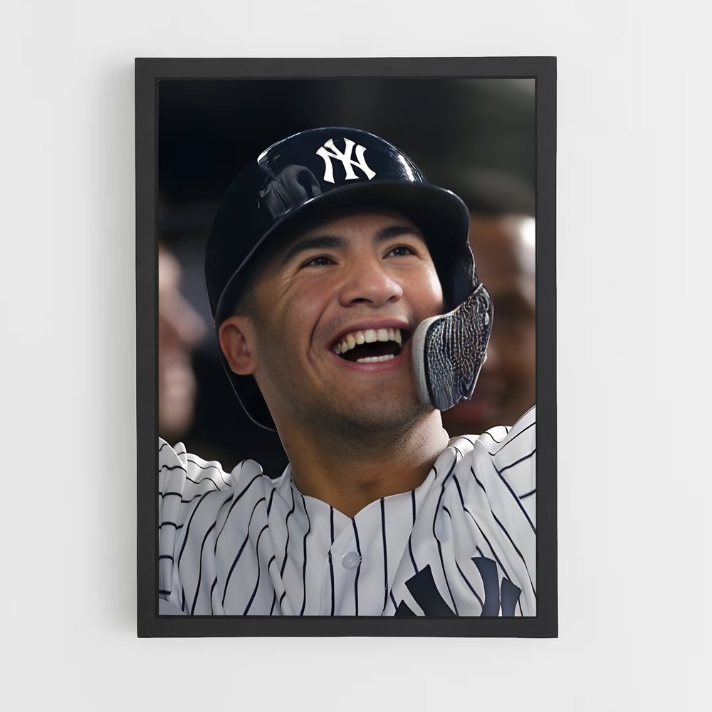 Poster Gleyber en Plein Vol – affiche Baseball (vue 2)